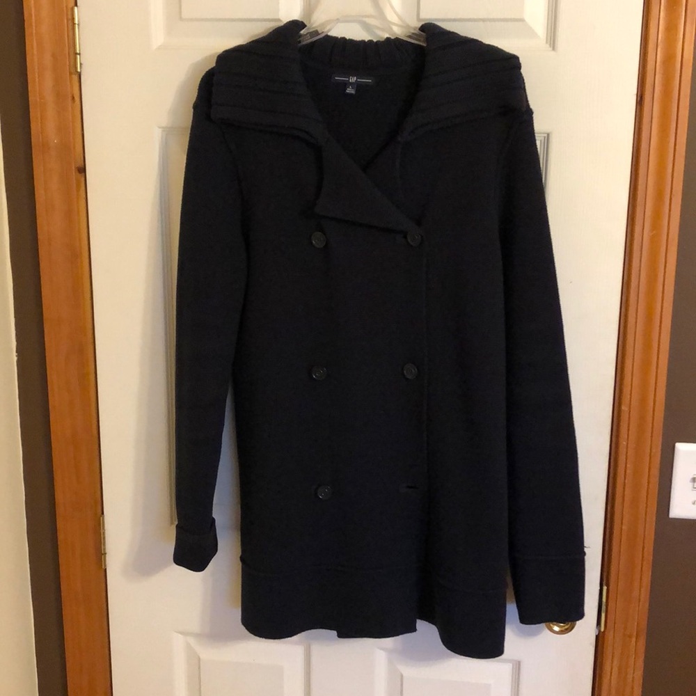 Double-breasted long Gap Sweater